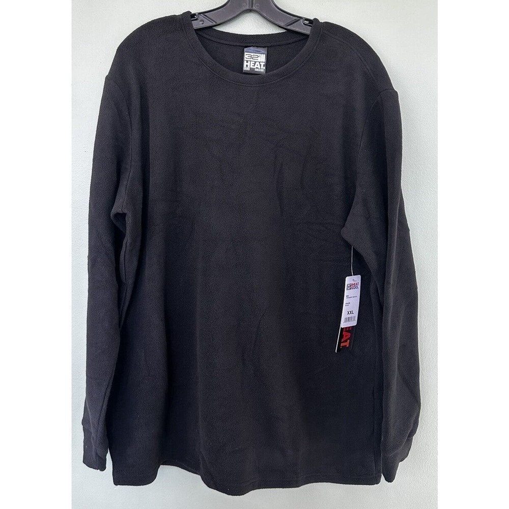 32 DEGREES Heat Lightweight Fleece Long Sleeve Athletic Performance Top XXL​​​​ - Picture 2 of 5